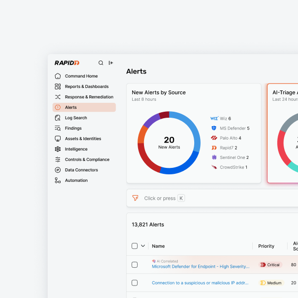 Alert workflow with AI-enriched correlation and remediation paths
