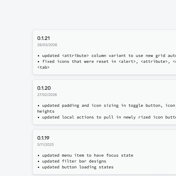 Figma component library with tokens and design system patterns